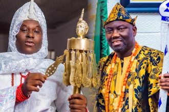 The Ooni of Ife, Oba Adeyeye Ogunwusi, and the Alaafin of Oyo, Oba Akeem Owoade.