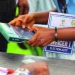 An INEC officer with the BVAS
