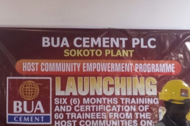 BUA Cement Launches Vocational Training for 60 Sokoto Youths