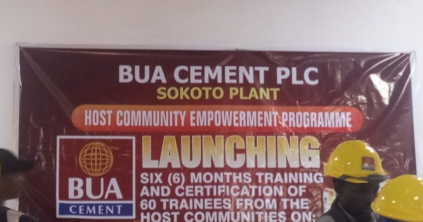 BUA Cement Launches Vocational Training for 60 Sokoto Youths