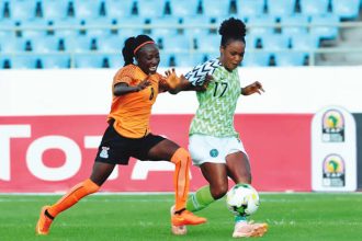 Nigeria’s-Francesca-Ordega-right-in-action-against-Zambia’s-Margaret-Belemu