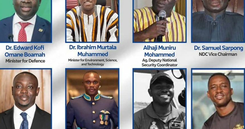Helicopter Crash Victims' Bodies Arrive in Accra