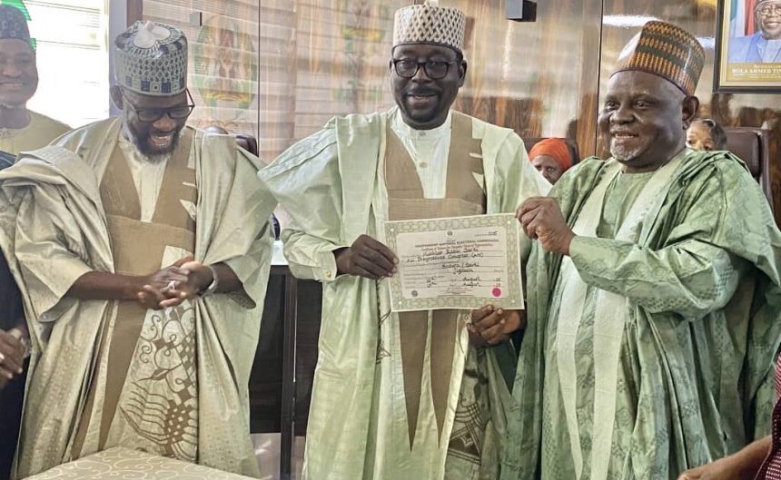 INEC Presents Certificates of Return to By-Election Winners
