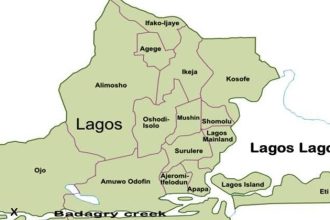Lagos State map