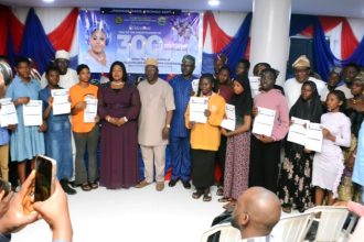 Lagos LCDA Chairman Gives 300 Free GCE Forms to Students