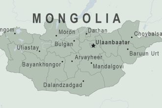 Mongolia map