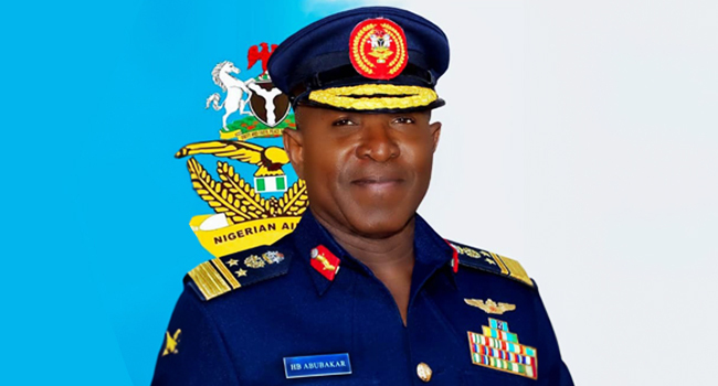 Chief of Air Staff, Hassan Abubakar