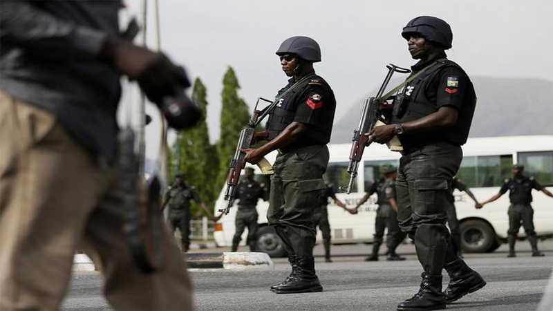 Photo of police officers on duty.