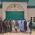 Members of the group alongside Bauchi Correctional Facility Personnel.