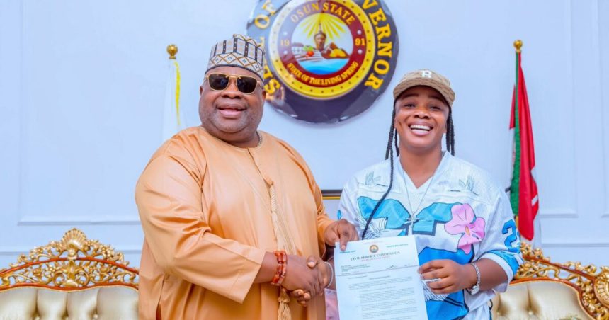 Adeleke Appoints Puff-Puff Seller as Chef, Grants Scholarshi