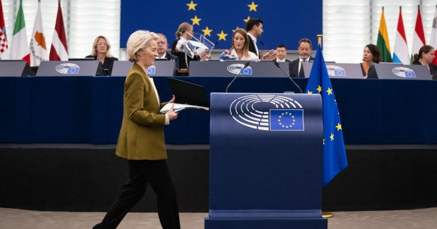 EU Chief Defends Trump Trade Deal in Parliament