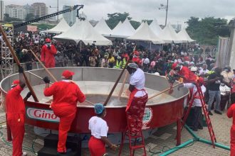 Hilda Baci Aims for Guinness World Record with Giant Jollof