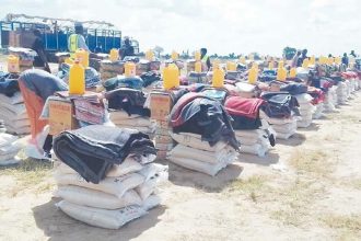 NEDC Aids Families with Relief Items