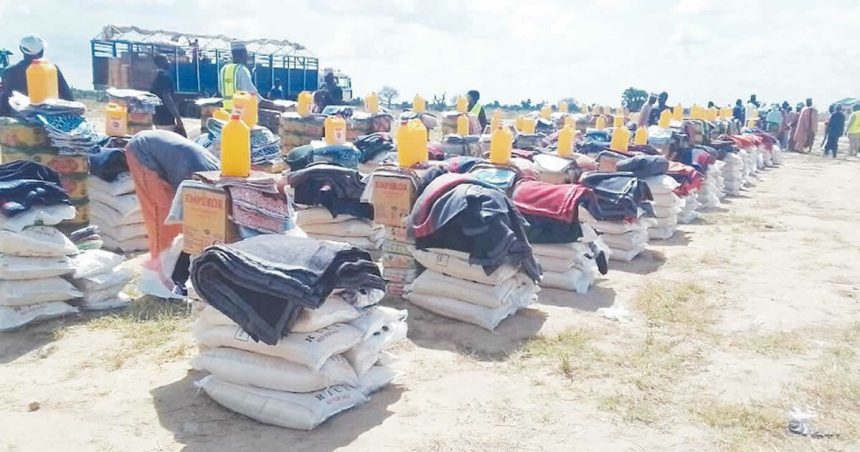 NEDC Aids Families with Relief Items