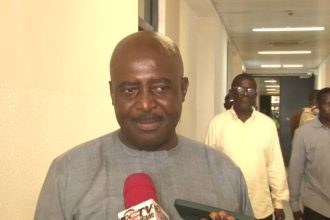 The outgoing Mace Bearer of the House of Representatives, Mr Aku Jethro