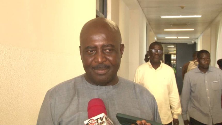 The outgoing Mace Bearer of the House of Representatives, Mr Aku Jethro