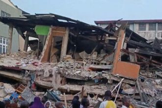 Many trapped as two-storey building collapses in Lagos
