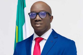 Governor, Monday Okpebholo.
