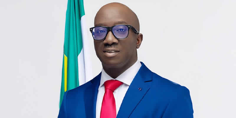 Governor, Monday Okpebholo.