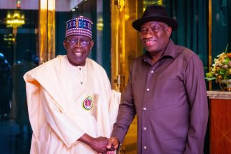 President Tinubu and Godluck Jonathan